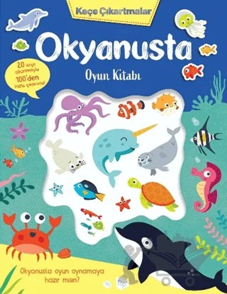 Keçe Çıkartmalar - Okyanusta Oyun Kitabı – Lisa Regan – İndigo Çocuk kitap kapağı