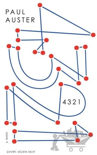 4 3 2 1 – Paul Auster – Can Yayınları kitap kapağı