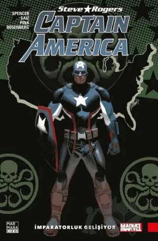 Captain America Cilt 3: İmparatorluk Gelişiyor – Steve Rogers – Marmara Çizgi kitap kapağı