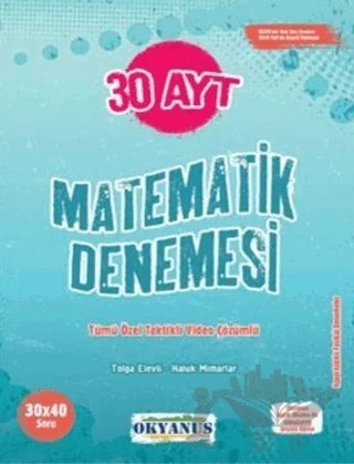 AYT 30 Matematik Denemesi – Haluk Mimarlar – Okyanus Yayınları kitap kapağı