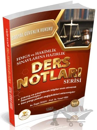 HUKAL HMGS - Hakimlik Sosyal Güvenlik Hukuku Ders Notları – Özgür Özsoy, Yusuf Yiğit – Savaş Yayınevi kitap kapağı