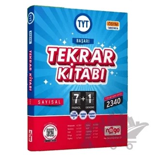 TYT Sayısal Başarı Tekrar Kitabı 7 Fasikül 1 Deneme – Kolektif – Nego Yayınları kitap kapağı
