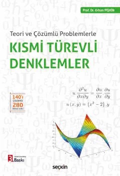Teori ve Çözümlü ProblemlerleKısmi Türevli Denklemler – Erhan Pişkin – Seçkin Yayıncılık kitap kapağı