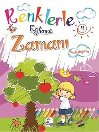 Renklerle Eğlence Zamanı 4 – Kolektif – İndigo Çocuk kitap kapağı