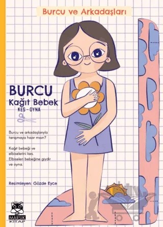 Burcu ve Arkadaşları / Burcu Kağıt Bebek (Kes - Oyna) – Kolektif – Marsık Kitap kitap kapağı