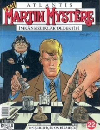 Atlantis Martin Mystere İmkansızlıklar Dedektifi 22 On Şehir İçin On Bilmece – Lal Kitap kitap kapağı