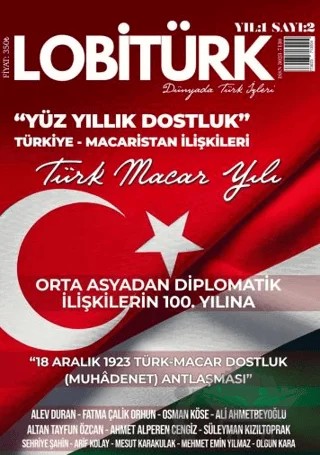 Lobitürk Dergisi Sayı: 2 – Lobitürk Dergisi kitap kapağı