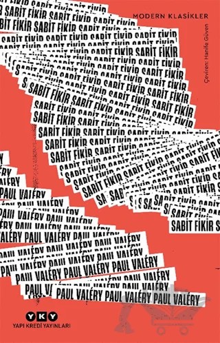 Sabit Fikir – Paul Valery – Yapı Kredi Yayınları kitap kapağı