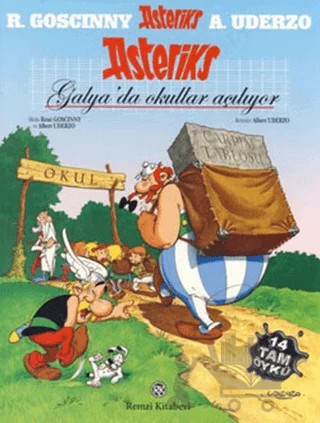 Asteriks Galya’da Okullar Açılıyor – Albert Uderzo, Rene Goscinny – Remzi Kitabevi kitap kapağı