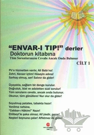 "Envar’ı Tıp!" Derler Doktorun Kitabına Cilt 1 – Mustafa Karakuş – Can Yayınları (Ali Adil Atalay) kitap kapağı