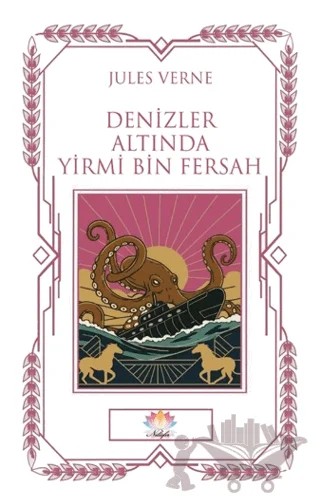 Denizler Altında Yirmi Bin Fersah – Jules Verne – Nilüfer Yayınları kitap kapağı