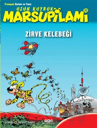 Zirve Kelebeği - Uzun Kuyruk Marsupilami 10 – Franquin Batem, Yann – Yapı Kredi Yayınları kitap kapağı