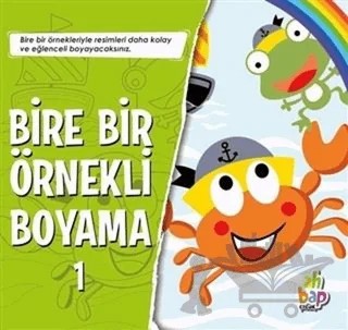 Bire Bir Örnekli Boyama 1 – Kolektif – Ahbap Kitap kitap kapağı