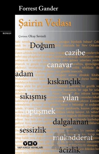 Şairin Vedası – Forrest Gander – Yapı Kredi Yayınları kitap kapağı