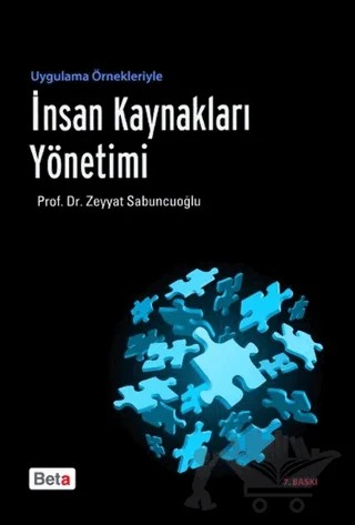 İnsan Kaynakları Yönetimi – Zeyyat Sabuncuoğlu – Beta Yayınevi kitap kapağı