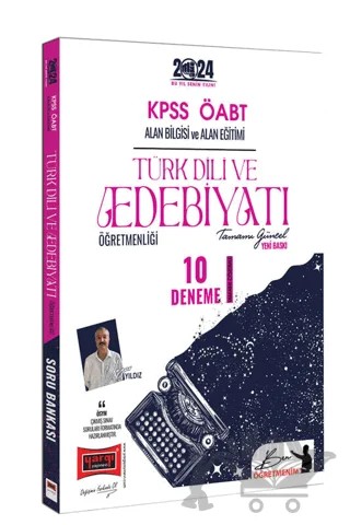 2024 ÖABT Türk Dili ve Edebiyatı Tamamı Çözümlü 10 Deneme Sınavı – Kolektif – Yargı Yayınevi kitap kapağı