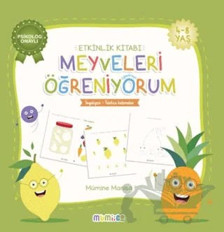 Meyveleri Öğreniyorum – Mümine Manisa – Kiba Yayımcılık kitap kapağı