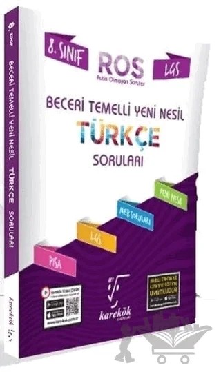 8. Sınıf Beceri Temelli Yeni Nesil Türkçe Soruları – Kolektif – Karekök Yayıncılık kitap kapağı