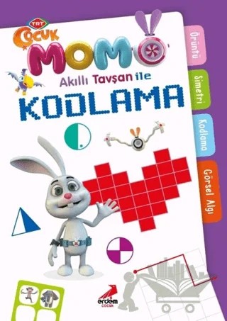 Momo Akıllı Tavşan İle Kodlama – Hatice Kübra Bircan – Erdem Çocuk kitap kapağı