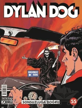 Dylan Dog Sayı 55 - Sonsuzluğa Doğru – Carlo Lucarelli, Tiziano Sclavi – Lal Kitap kitap kapağı