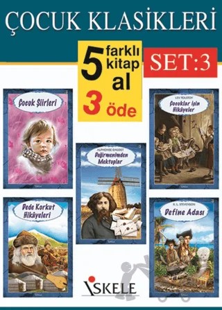 Çocuk Klasikleri Set: 3 (5 Kitap Takım) – Kolektif – İskele Yayıncılık kitap kapağı