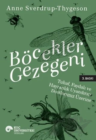 Böcekler Gezegeni: Tuhaf Yararlı ve Hayranlık Uyandırıcı Dostlarımız Üzerine – Anne Sverdrup Thygeson – Koç Üniversitesi Yayınları kitap kapağı