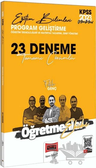 2023 KPSS Eğitim Bilimleri Öğretmenler Ekibi Program Geliştirme (Öğretim Teknolojileri ve Materyal Tasarımı - Sınıf Yönetimi) Tamamı Çözümlü 23 Deneme – Fatih Genç – Yargı Yayınevi kitap kapağı