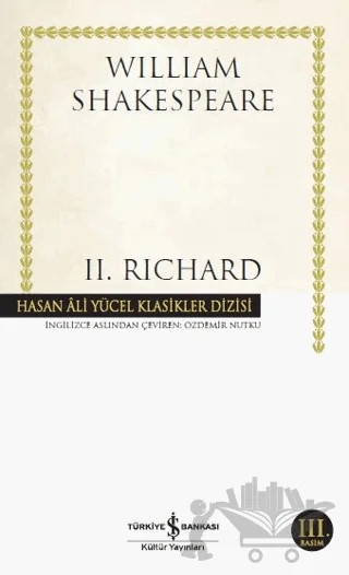 2. Richard – William Shakespeare – İş Bankası Kültür Yayınları kitap kapağı