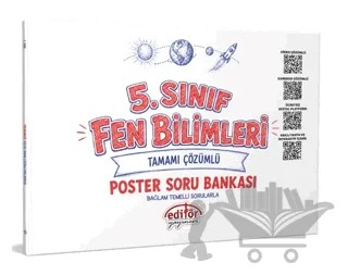 5. Sınıf Fen Bilimleri Poster Soru Bankası – Kolektif – Editör Yayınevi kitap kapağı