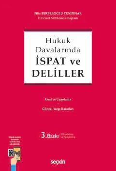 Hukuk Davalarında İspat ve Deliller – Filiz Berberoğlu Yenipınar – Seçkin Yayıncılık kitap kapağı