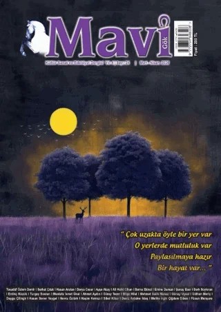 Mavi Gök Kültür Sanat Edebiyat Dergisi Sayı: 24 Mart - Nisan 2025 – Mavi Gök Dergisi Yayınları kitap kapağı