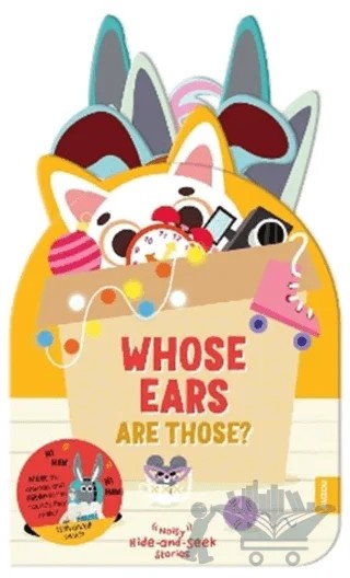 Noisy Hide and Seek: Whose Ears are Those? – Marine Fleury – Auzou Books kitap kapağı