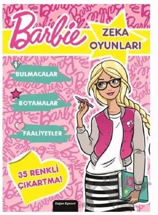 Barbie - Zeka Oyunları – Kolektif – Doğan Egmont Yayıncılık kitap kapağı