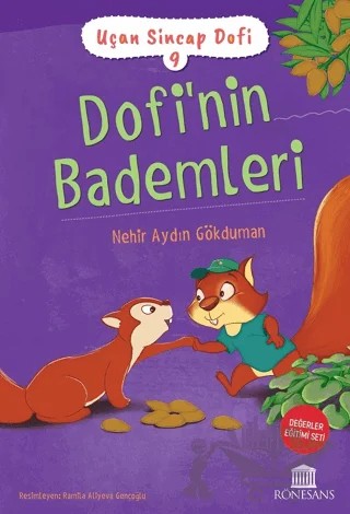 Uçan Sincap Dofi 9 Dofi’nin Bademleri – Nehir Aydın Gökduman – Rönesans Yayınları kitap kapağı
