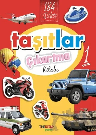 Taşıtlar Çıkartma Kitabı - 1 – Kolektif – The Kitap Çocuk kitap kapağı