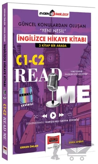 C1-C2 Read Me İngilizce Hikaye Kitabı 3 Kitap Bir Arada – Erkan Önler – Yargı Yayınevi kitap kapağı