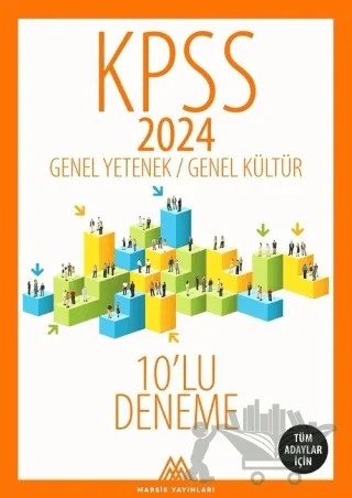 2024 KPSS Genel Yetenek Genel Kültür 10 Deneme – Kolektif – Marsis Yayınları kitap kapağı
