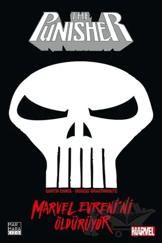 Punisher Marvel Evreni'ni Öldürüyor – Garth Ennis – Marmara Çizgi kitap kapağı