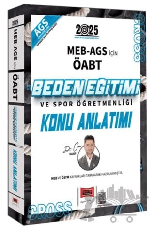 2025 MEB AGS ÖABT Beden Eğitimi ve Spor Öğretmenliği Cross Serisi Konu Anlatımı – Can Nakip – Yargı Yayınevi kitap kapağı