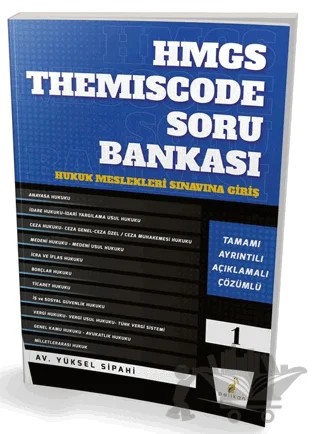 HMGS Themiscode Soru Bankası – Yüksel Sipahi – Pelikan Tıp Teknik Yayıncılık kitap kapağı