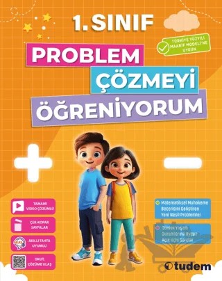 1. Sınıf 2. Dönem Problem Çözmeyi Öğreniyorum – Kolektif – Tudem Yayınları - Bayilik kitap kapağı