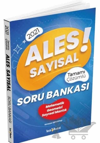 2021 ALES Sayısal Tamamı Çözümlü Soru Bankası – Süreyya Demirtaş – Tercih Akademi Yayınları kitap kapağı