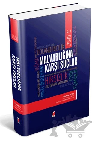 Malvarlığına Karşı Suçlar – Mustafa Artuç – Adalet Yayınevi kitap kapağı