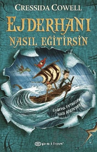 Ejderhanı Nasıl Eğitirsin 7 - Ejderha Fırtınasını Nasıl Atlatırsın? – Cressida Cowell – Epsilon Yayınevi kitap kapağı