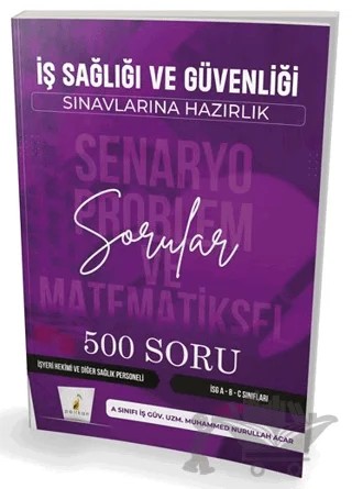 İş Sağlığı ve Güvenliği İSG Senaryo Problem ve Matematiksel Problemler – Muhammed Nurullah Acar – Pelikan Tıp Teknik Yayıncılık kitap kapağı
