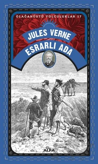 Esrarlı Ada – Jules Verne – Alfa Yayınları kitap kapağı