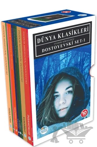 Dostoyevski Set - 1 (10 Kitap) – Fyodor Mihayloviç Dostoyevski – Maviçatı Yayınları kitap kapağı