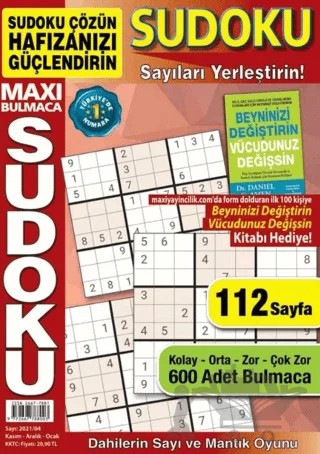 Maxi Bulmaca Sudoku 8 – Kolektif – Maxi Yayıncılık kitap kapağı
