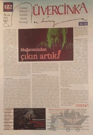 Üvercinka Dergisi Sayı: 122 Aralık 2024 – Üvercinka Dergisi kitap kapağı
