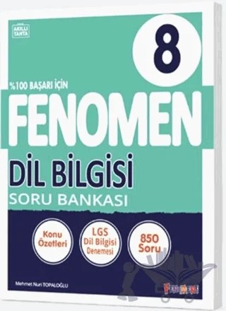 8. Sınıf LGS Dil Bilgisi Fenomen Soru Bankası – Kolektif – Fenomen Yayınları kitap kapağı